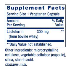 Graphic showing digestive health benefits of lactoferrin