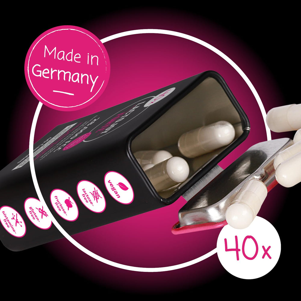 LactoJoy Forte bottle with dairy-free lifestyle background