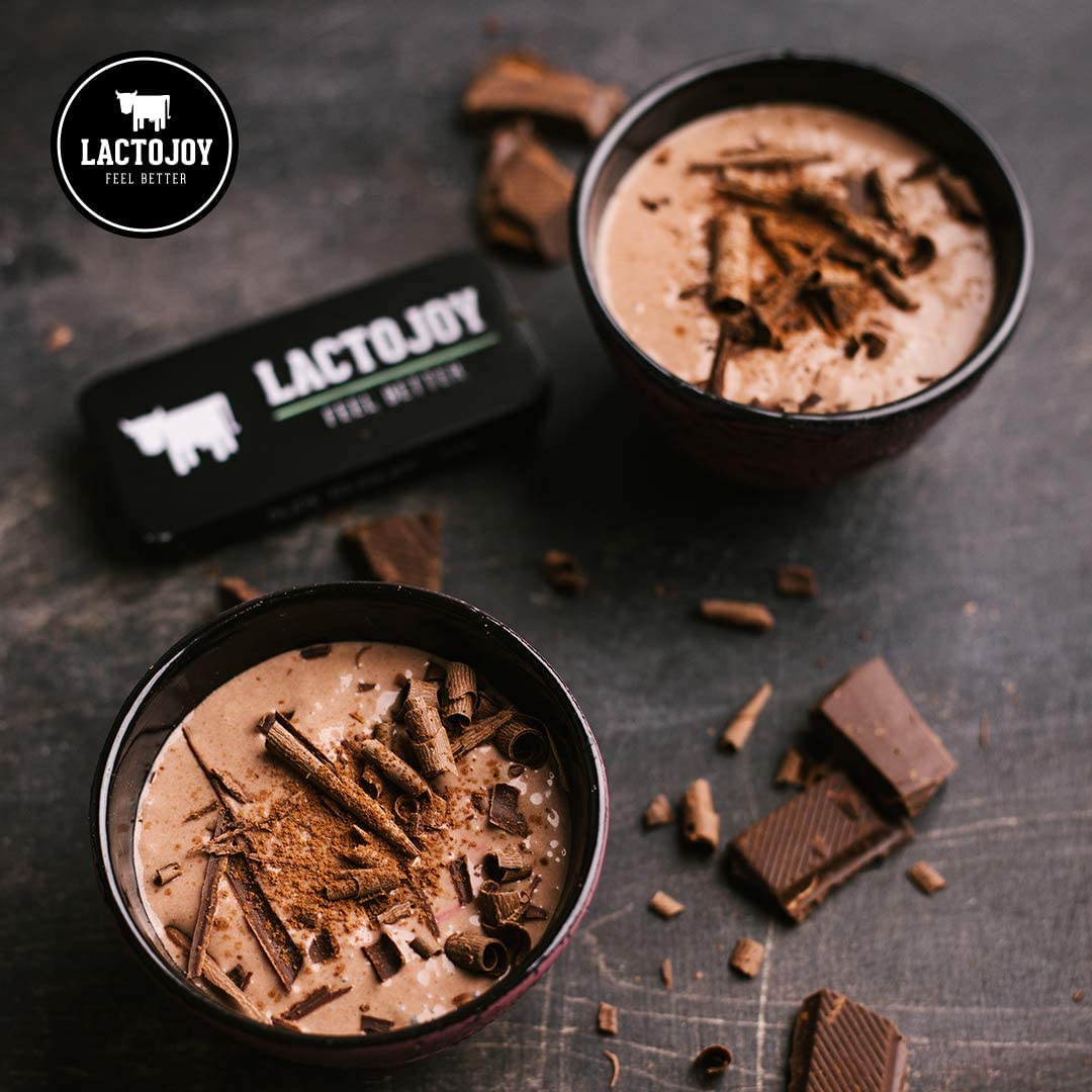 Lifestyle scene with coffee and dairy-free snack