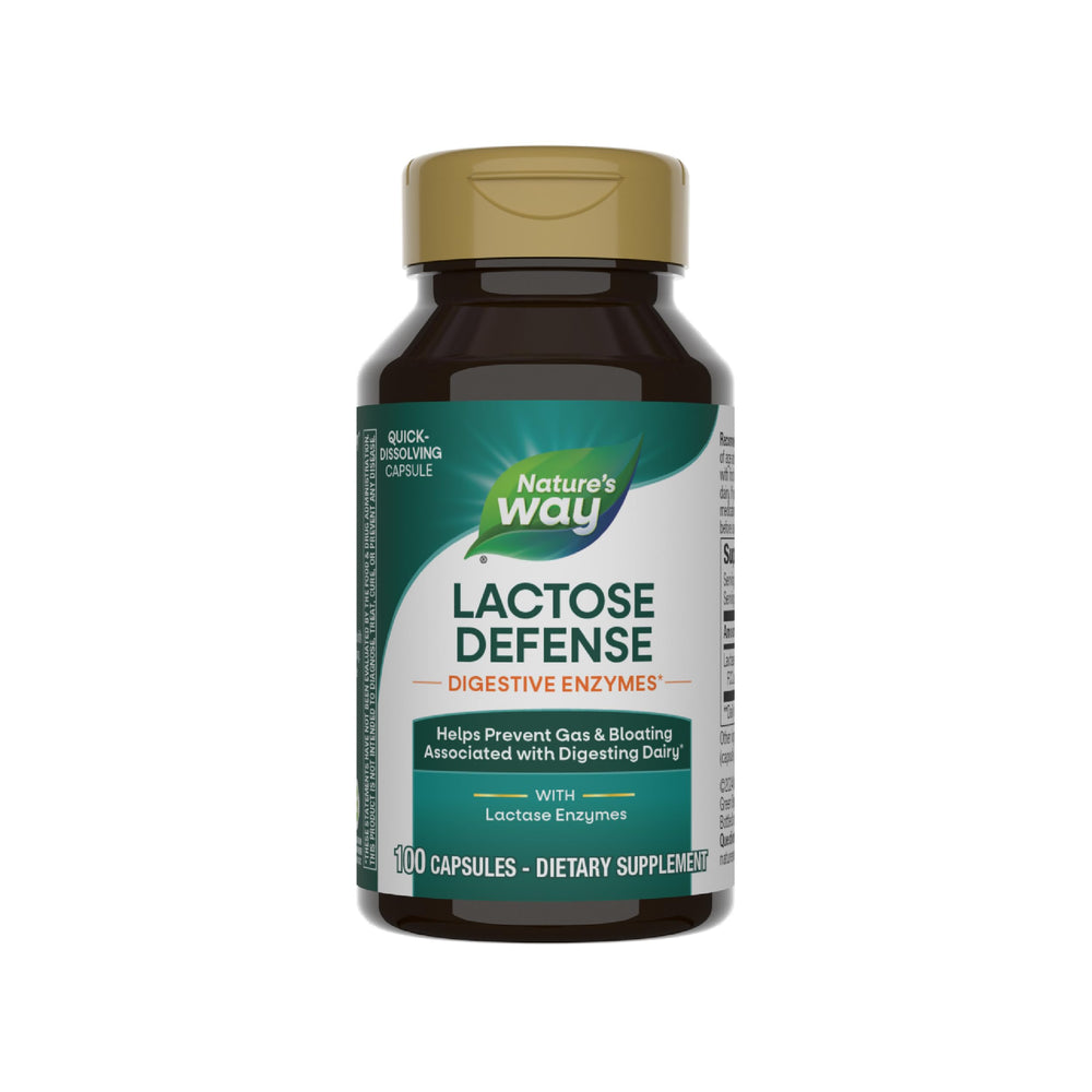 Nature's Way Lactose Defense bottle – front view
