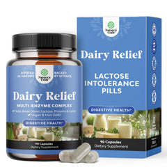 Bottle of Lactose Intolerance Pills 90 Days Supply