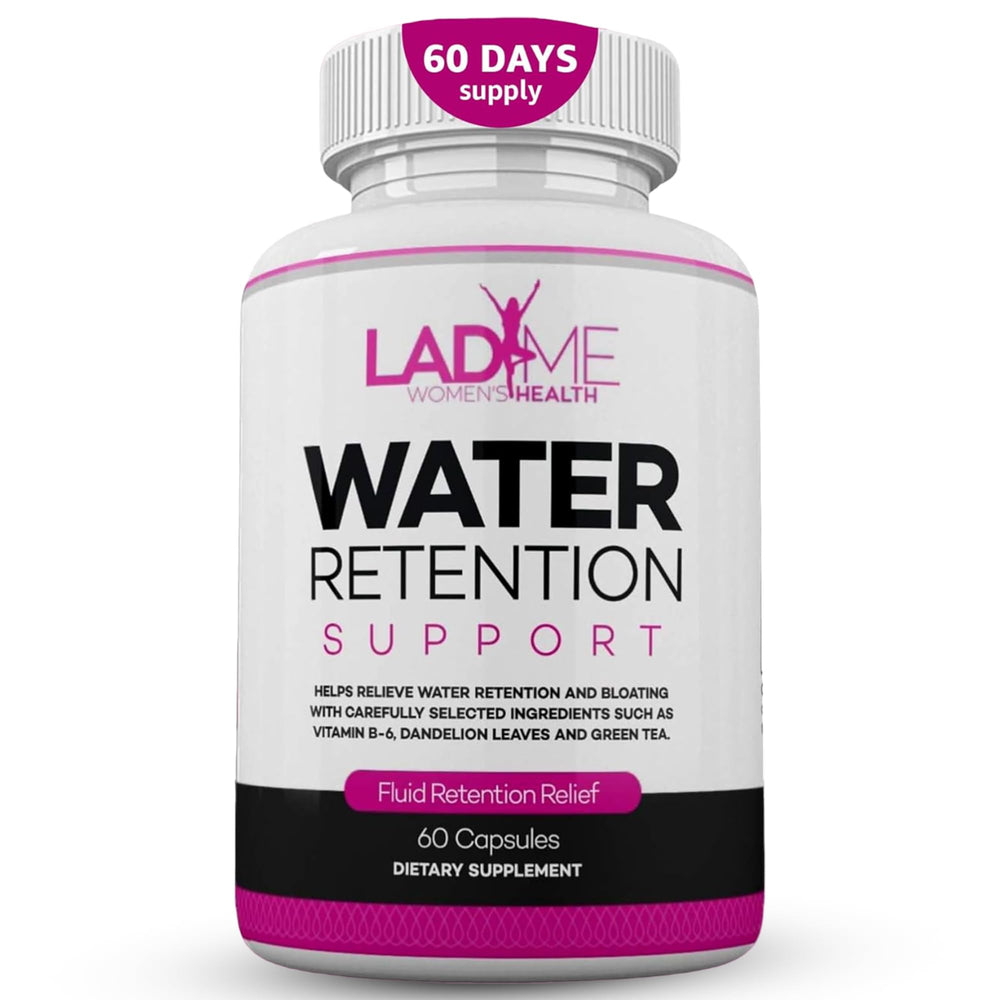 LadyMe Water Retention Pills for Women bottle with 60 capsules