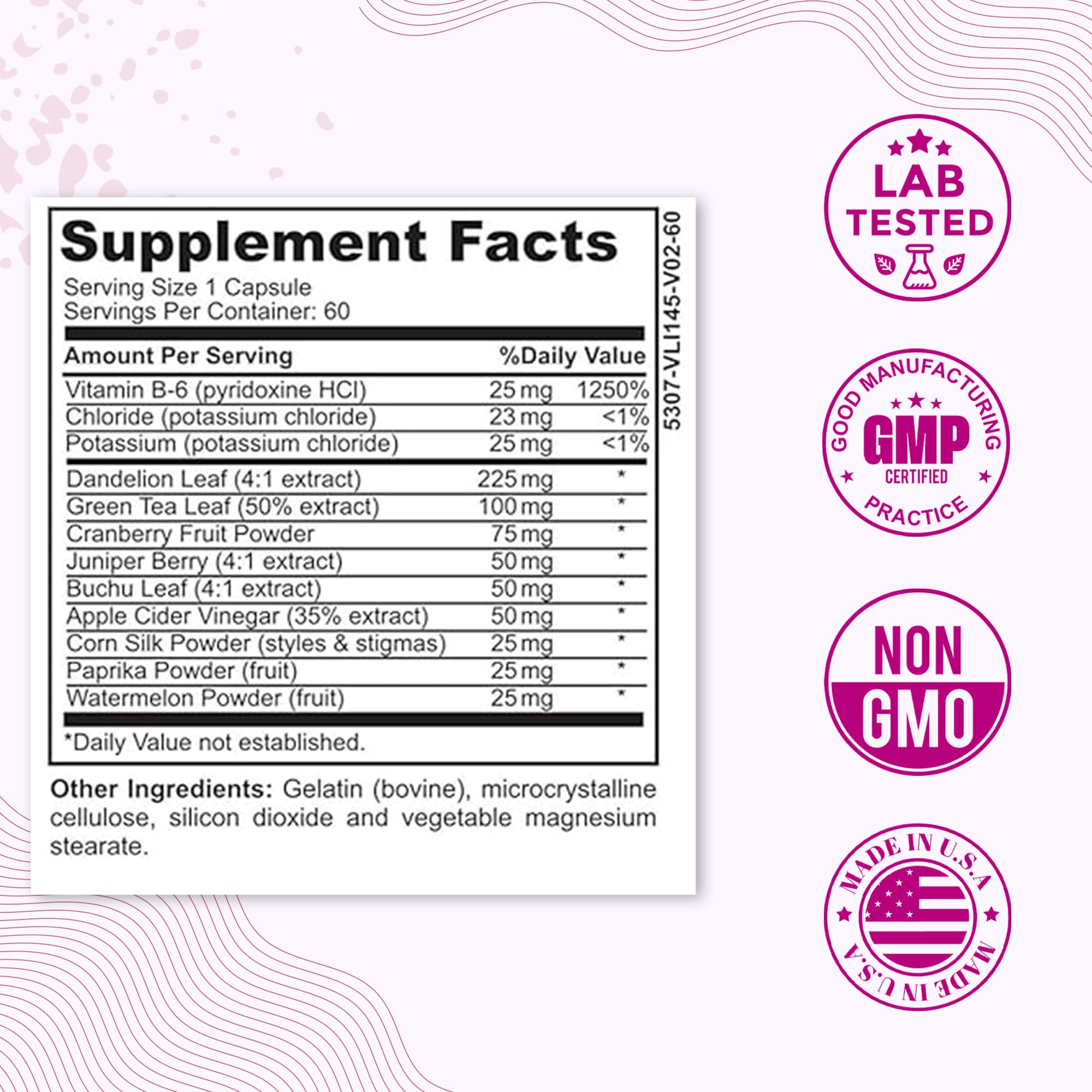 60 capsules per bottle – two months supply