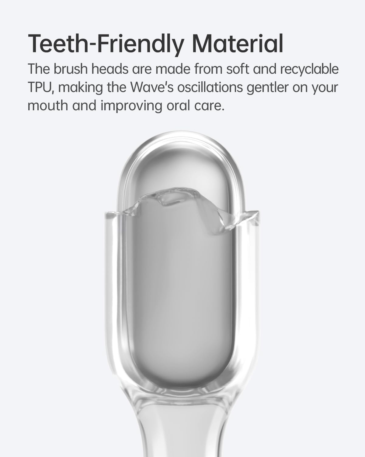Laifen 6-pack toothbrush heads compatible with Wave/Wave Special