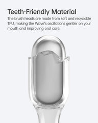 Laifen 6-pack toothbrush heads compatible with Wave/Wave Special