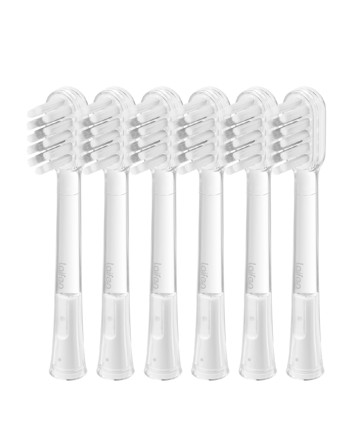 Laifen Cushioned Toothbrush Heads 6-Pack packaging