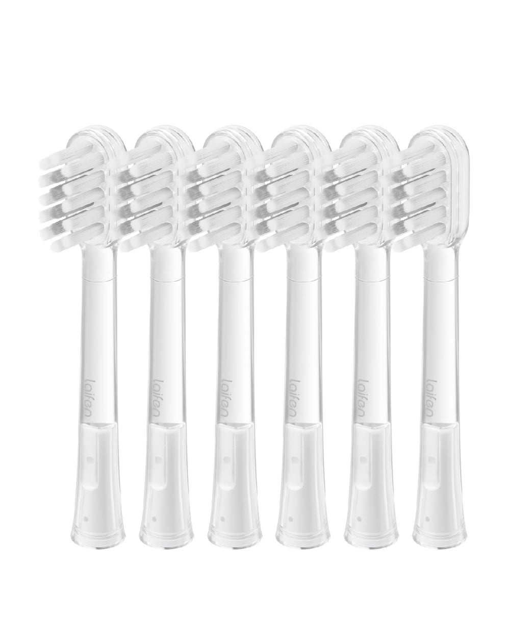 Laifen Cushioned Toothbrush Heads 6-Pack packaging