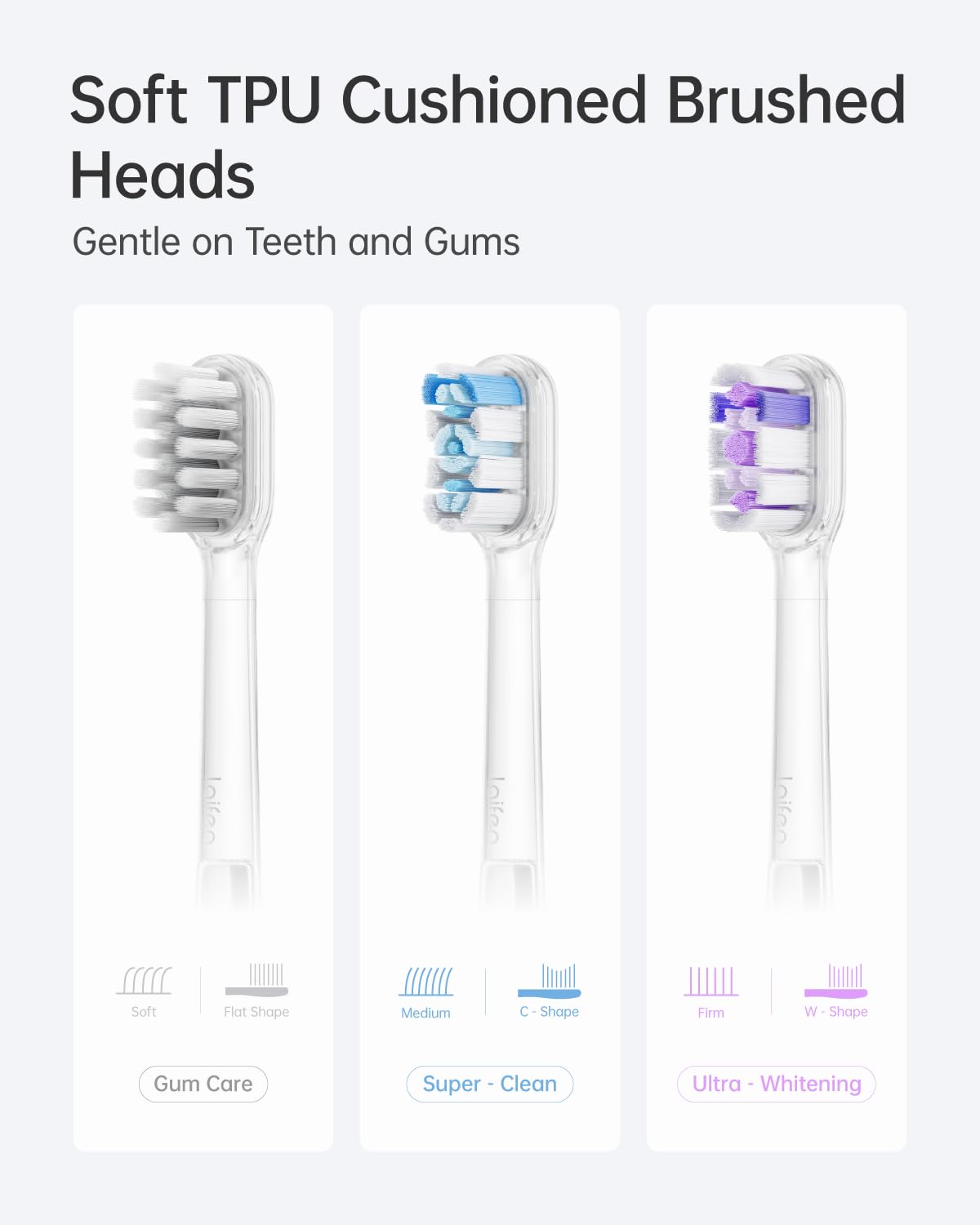 Ultra-thin PBT bristles with premium DuPont bristles