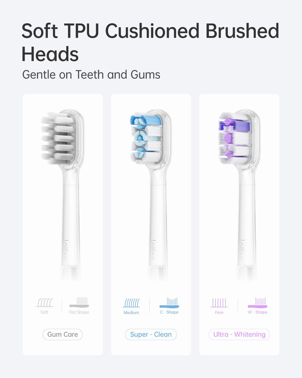 Ultra-thin PBT bristles with premium DuPont bristles