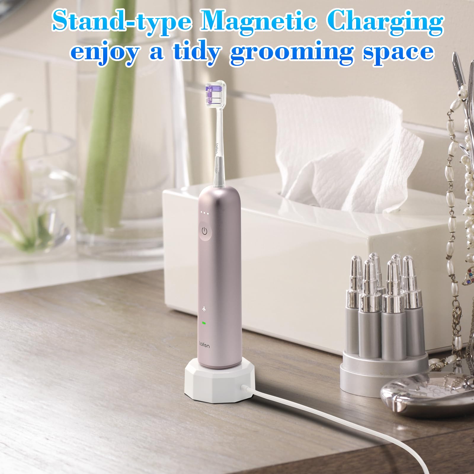 Charger base with magnetic attachment for Laifen LFTB01-S/A/P