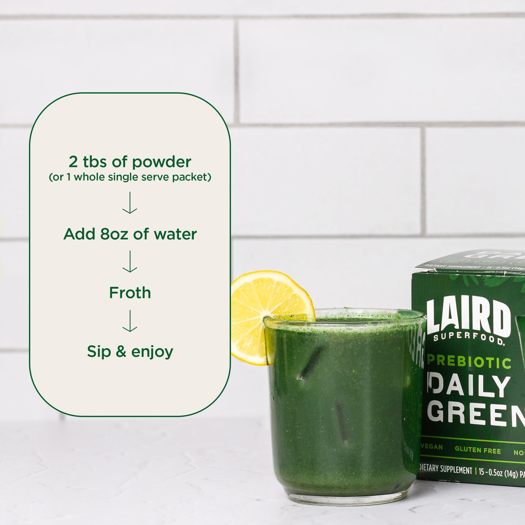 Spinach, kale, and carrots imagery representing ingredients