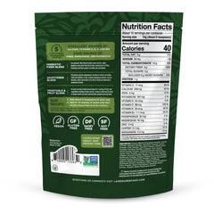Packshot showing the label and packaging of Laird Prebiotic Daily Greens Powder – 7.8 oz