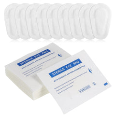 LALAFINA 20Pcs sterile nonwoven eye pads - breathable and soft, self-adhesive dressings