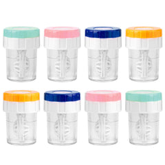 Lamoutor 8Pcs manual contact lens washer set in random colors
