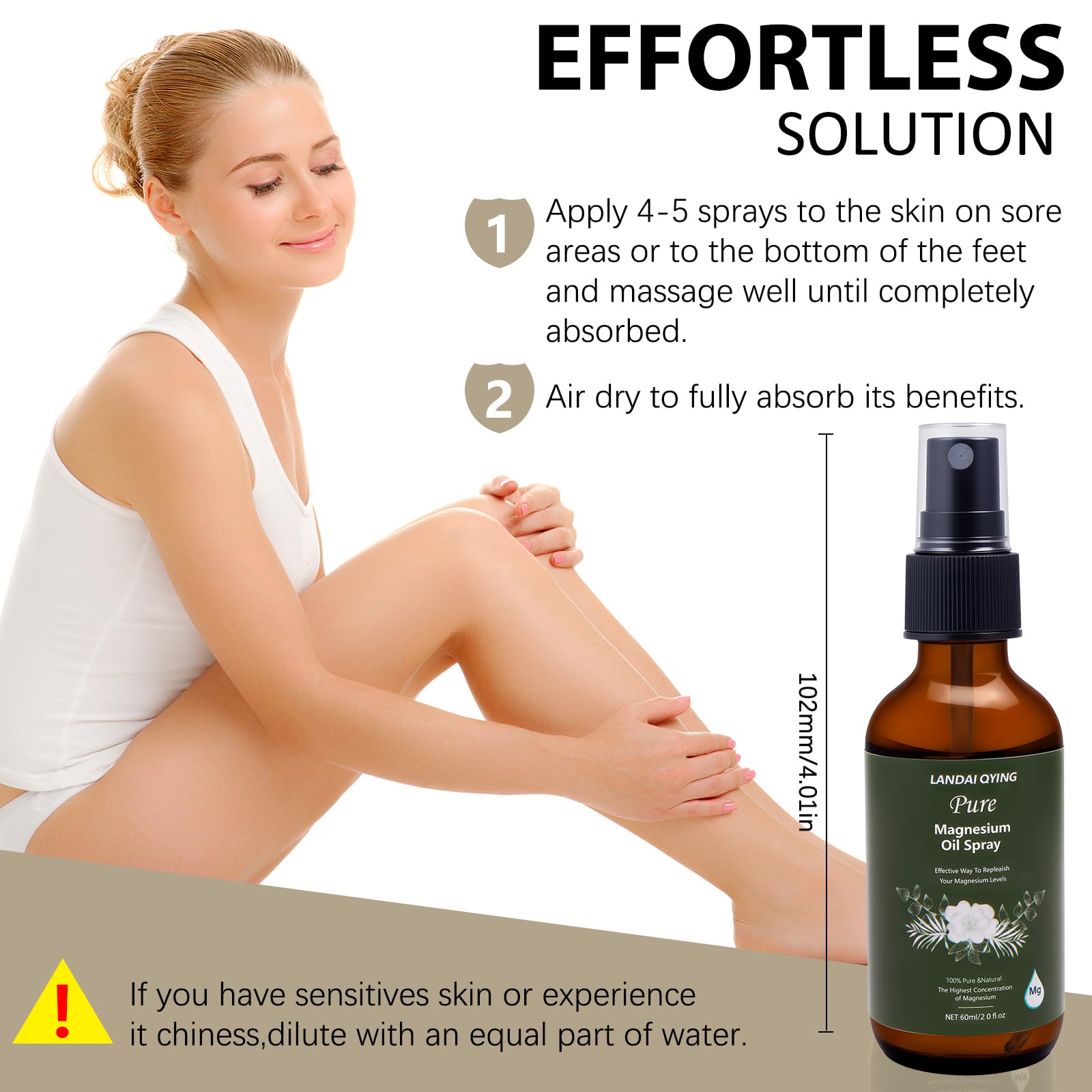 60ml bottle with organic label