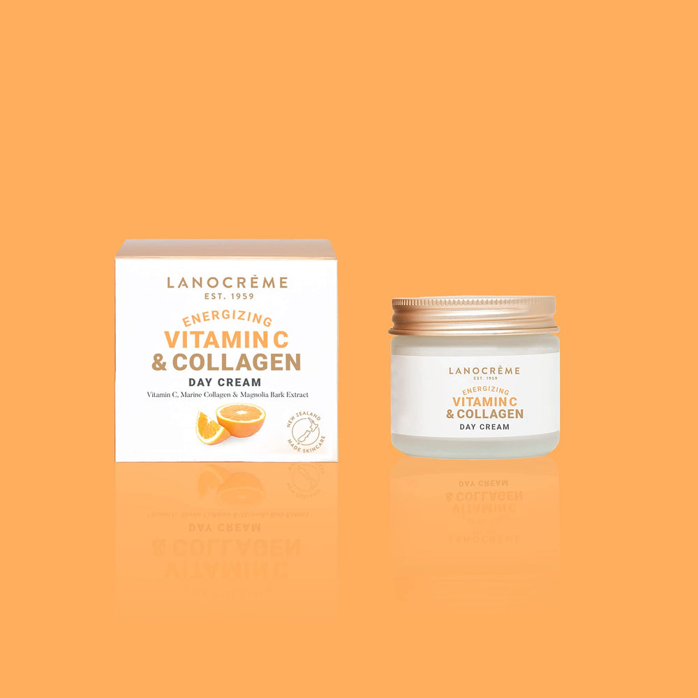 Lanocreme Energizing Vitamin C & Collagen Day Cream bottle