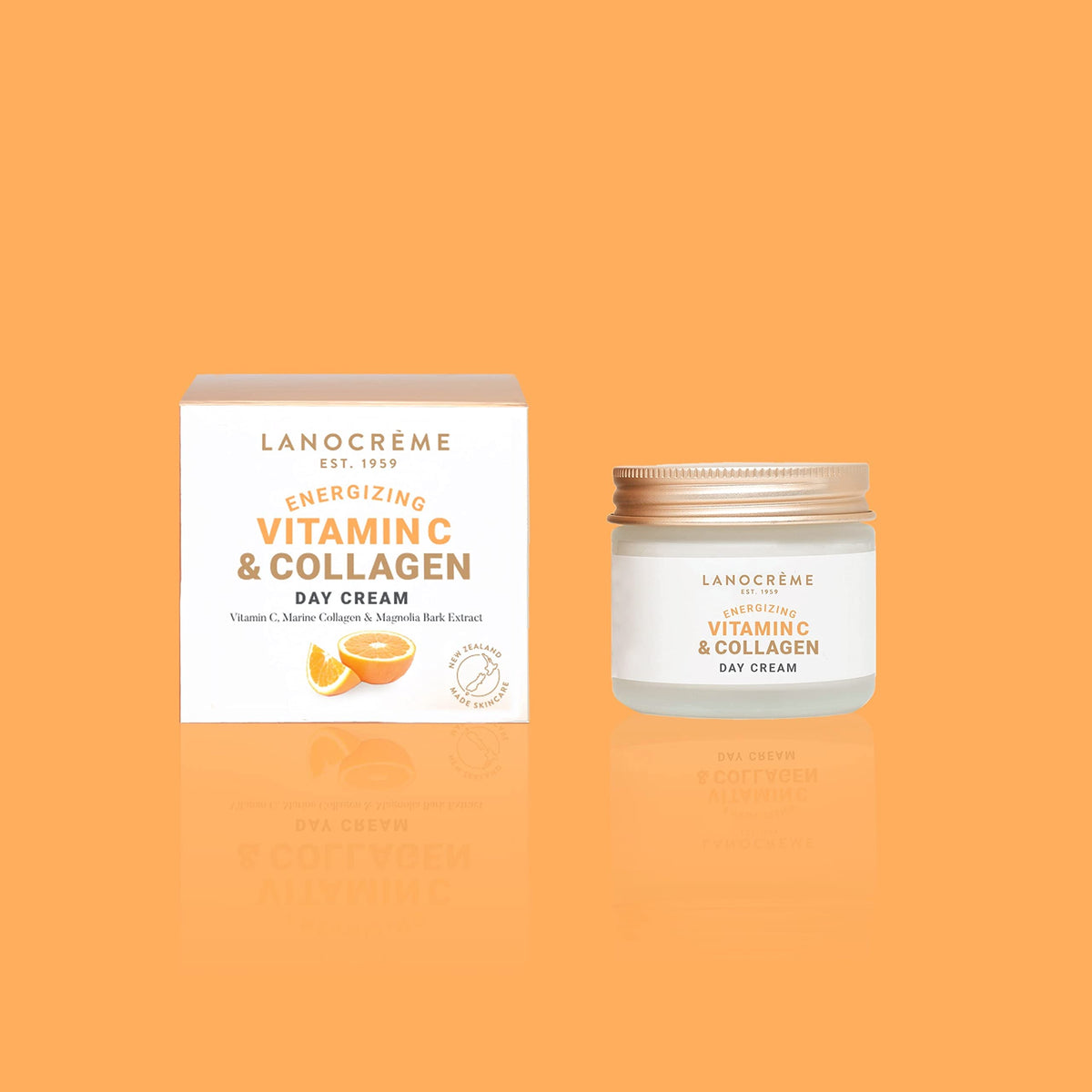 Lanocreme Energizing Vitamin C & Collagen Day Cream bottle