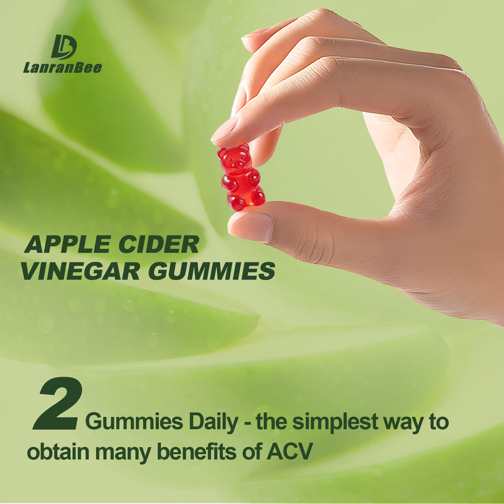 Vitamin B12 highlighted on the LanranBee gummies bottle