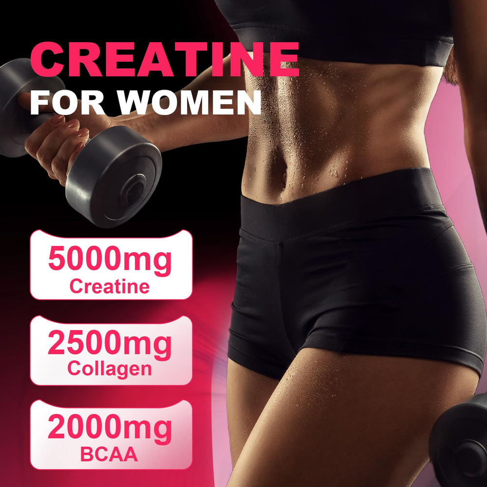 LanranBee Creatine for Women Gummies during a workout illustrating portable strength support.