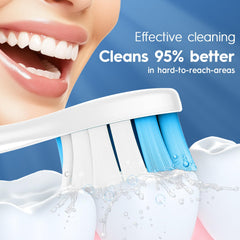 Blue fade bristles indicate replacement every 3 months