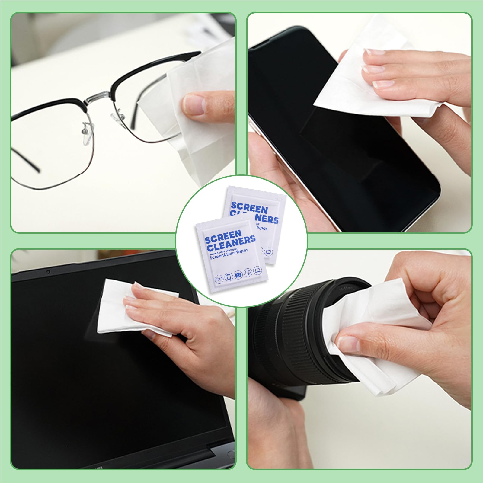 Laptop and monitor screen cleaning wipes