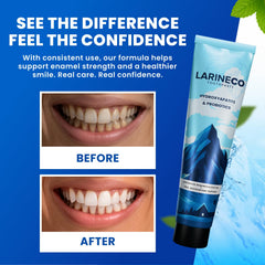 Toothpaste foam showing fresh mint cleansing action