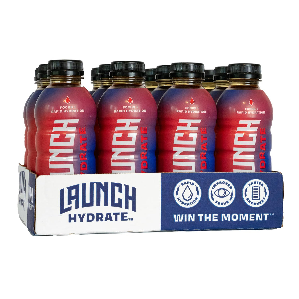 Launch Hydrate Fruit Punch can - front label view
