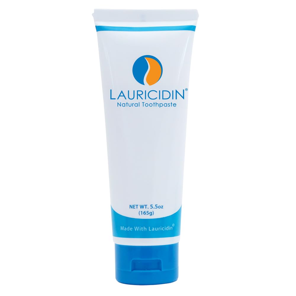 Lauricidin All-Natural Toothpaste tube front view - 5.5 oz