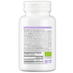 Close-up of lavender capsules showing powder