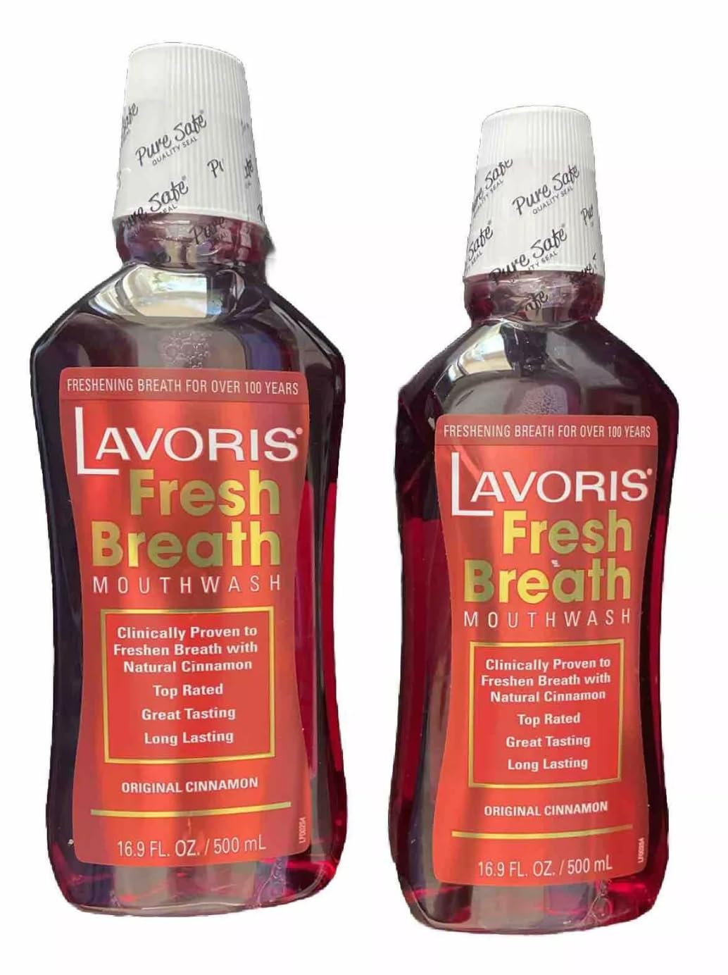 Lavoris Mouthwash Original Cinnamon bottle