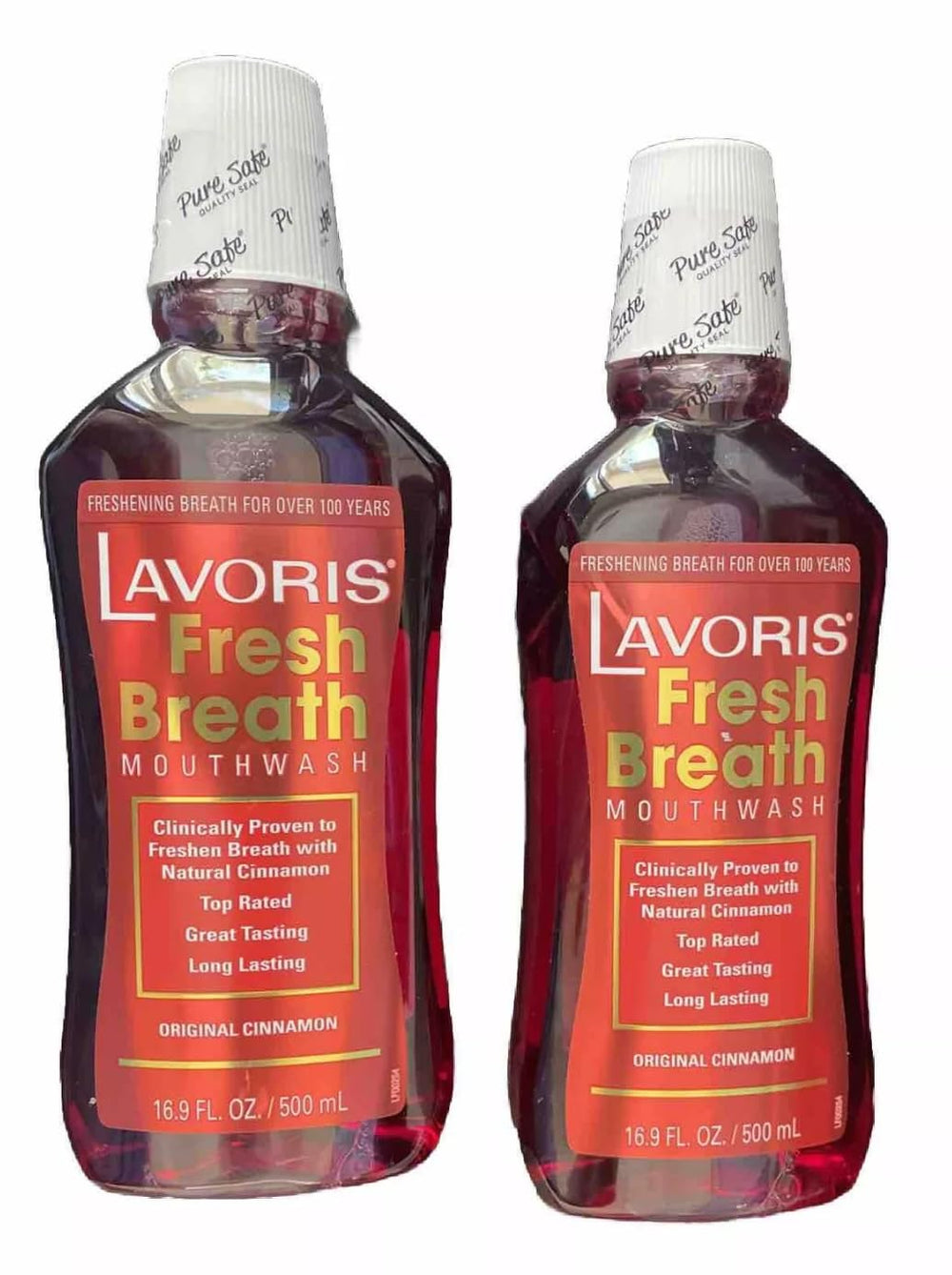 Lavoris Mouthwash Original Cinnamon bottle