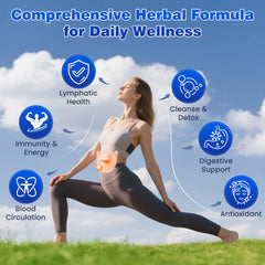 Lazpowfi Liposomal Lymphatic Drops 2 fl oz strawberry flavor bottle