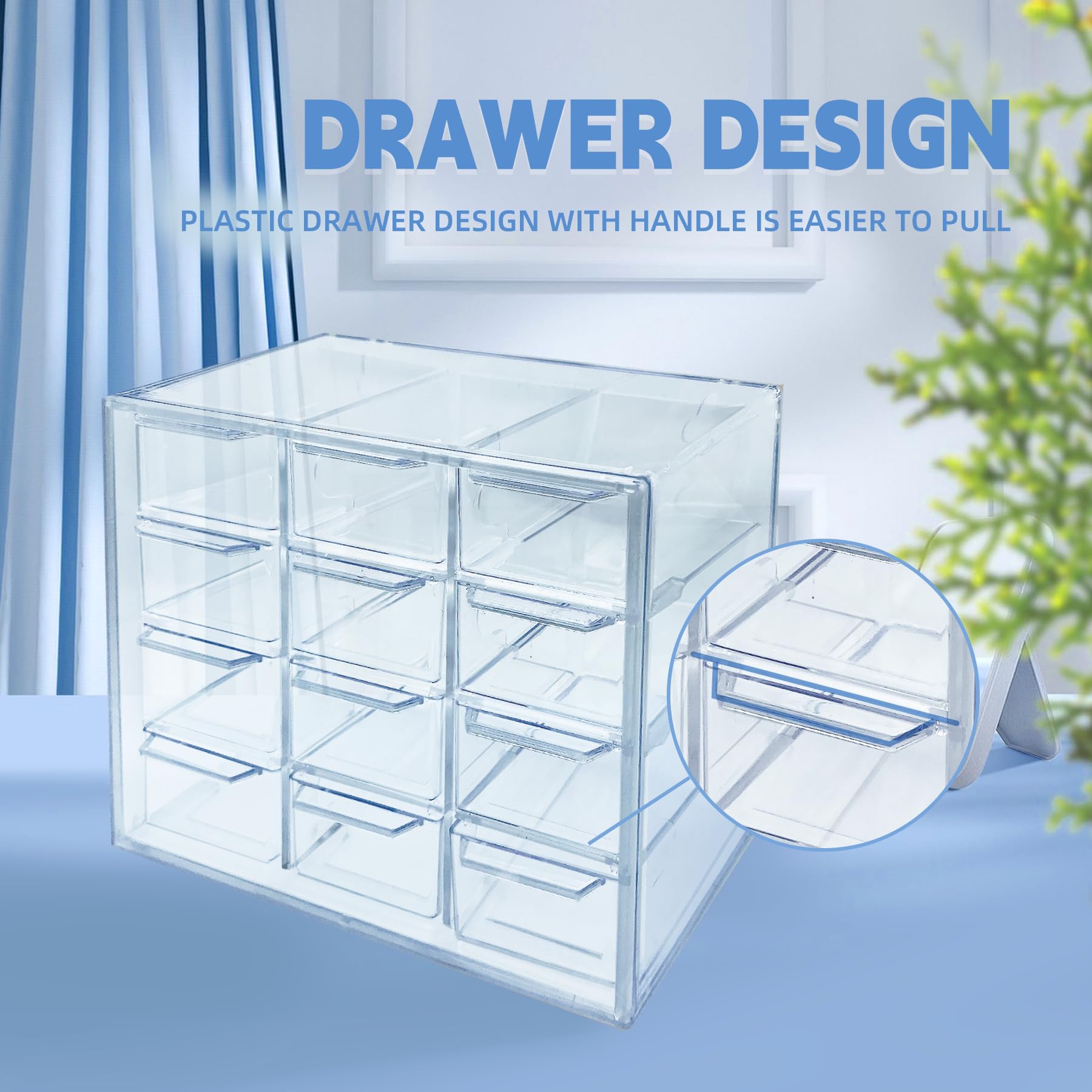 Multi-functional organizer for earrings, hair clips, lipstick, and more