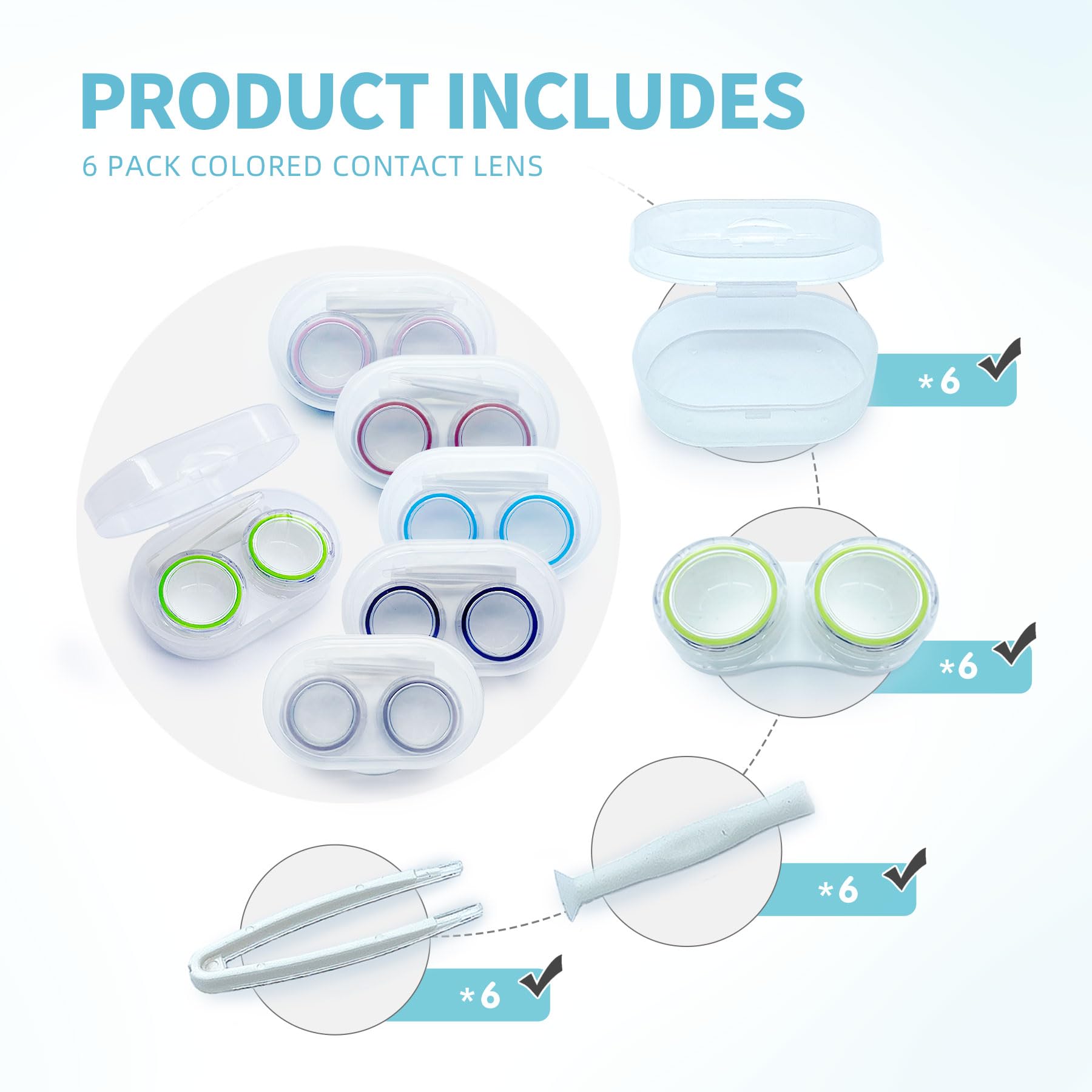 Durable travel lens case keeps contacts protected