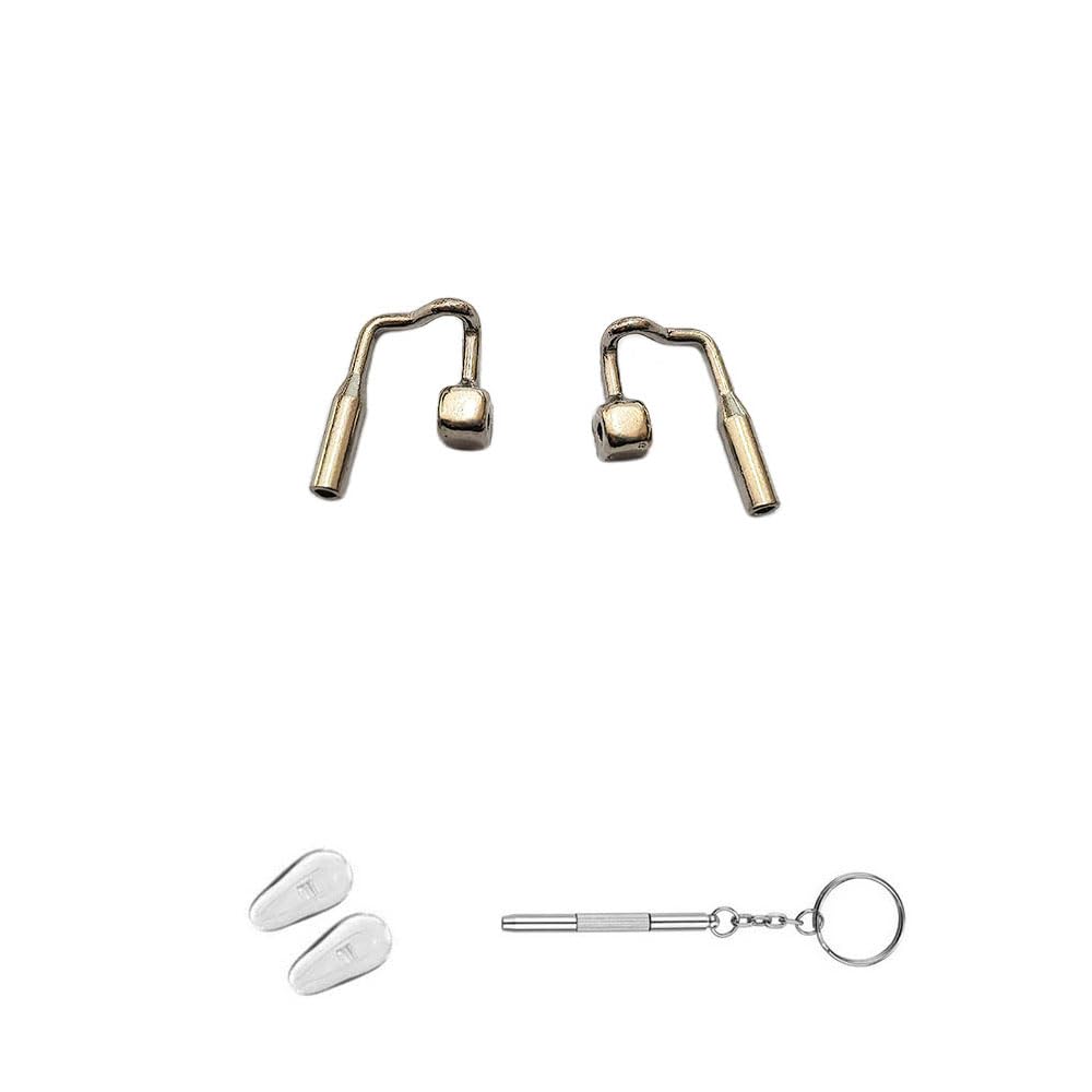 LCLONY metal nose pads and replacement arms (11.8mm)