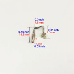 Eyeglasses replacement nose pads with 11.8mm bridge