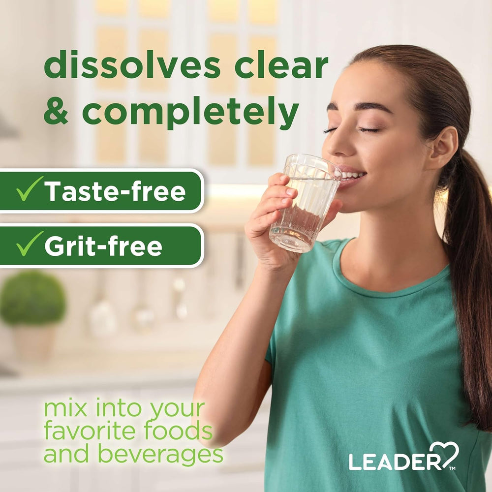 LEADER Prebiotic Fiber Powder 3-pack packaging