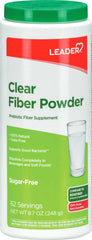 Leader Prebiotic Fiber Powder 8.7 oz unflavored container – 62 servings
