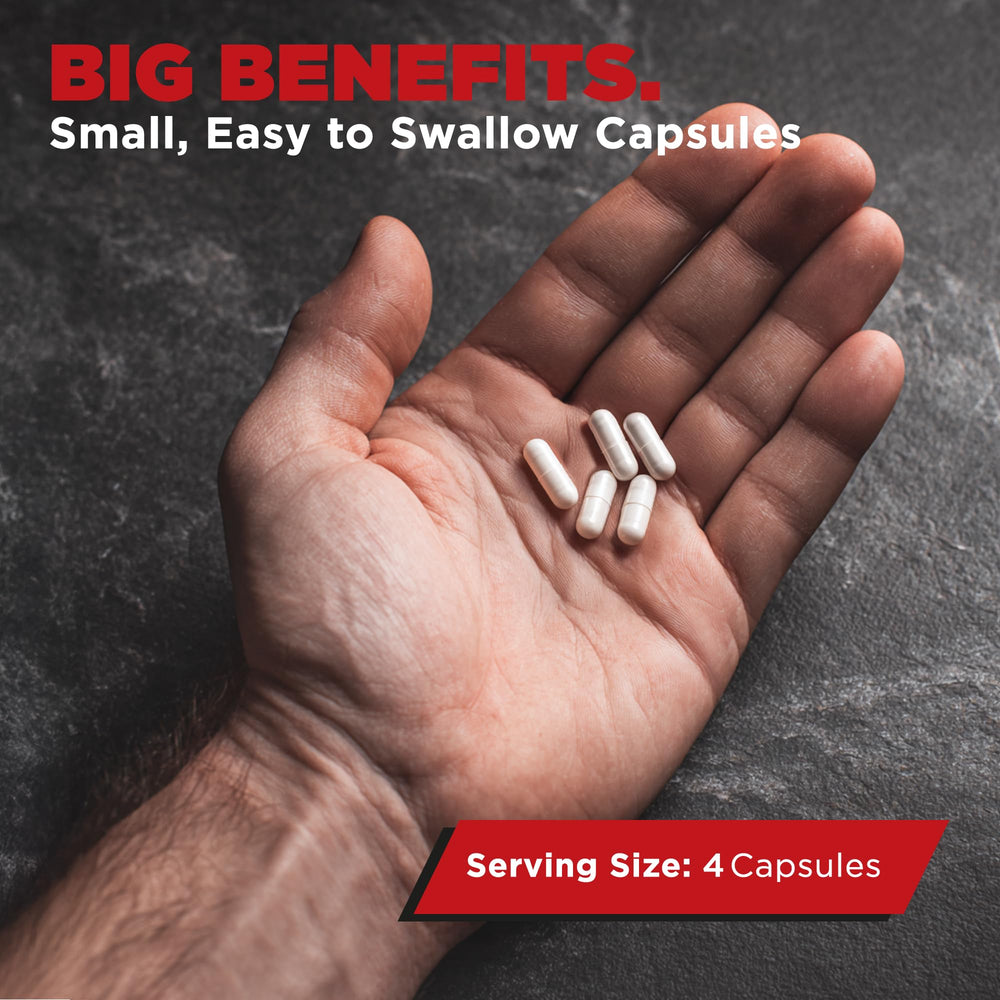 Leading Edge Health Testosil capsules with Ashwagandha for stress balance and calm focus.