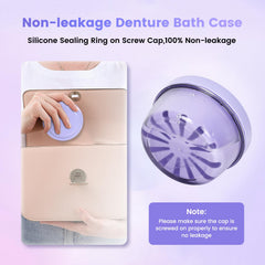 Leak-proof silicone seal in lid