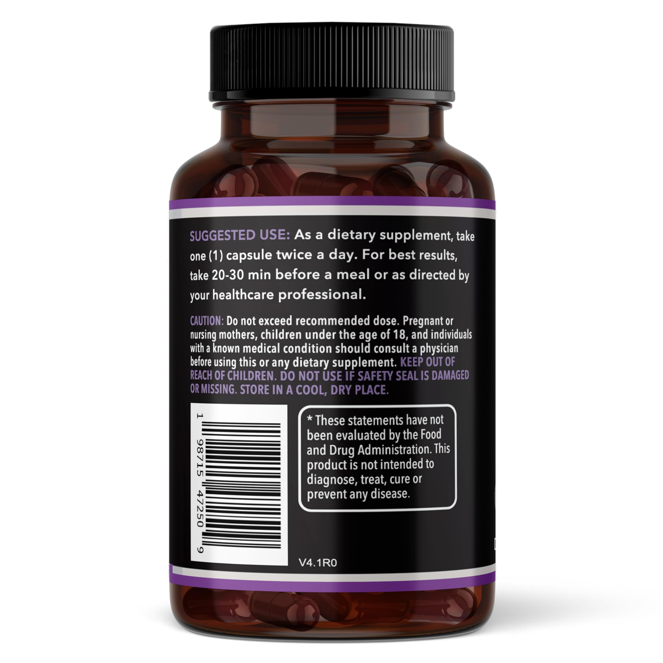 Saffron extract ingredients and allergen-free notes