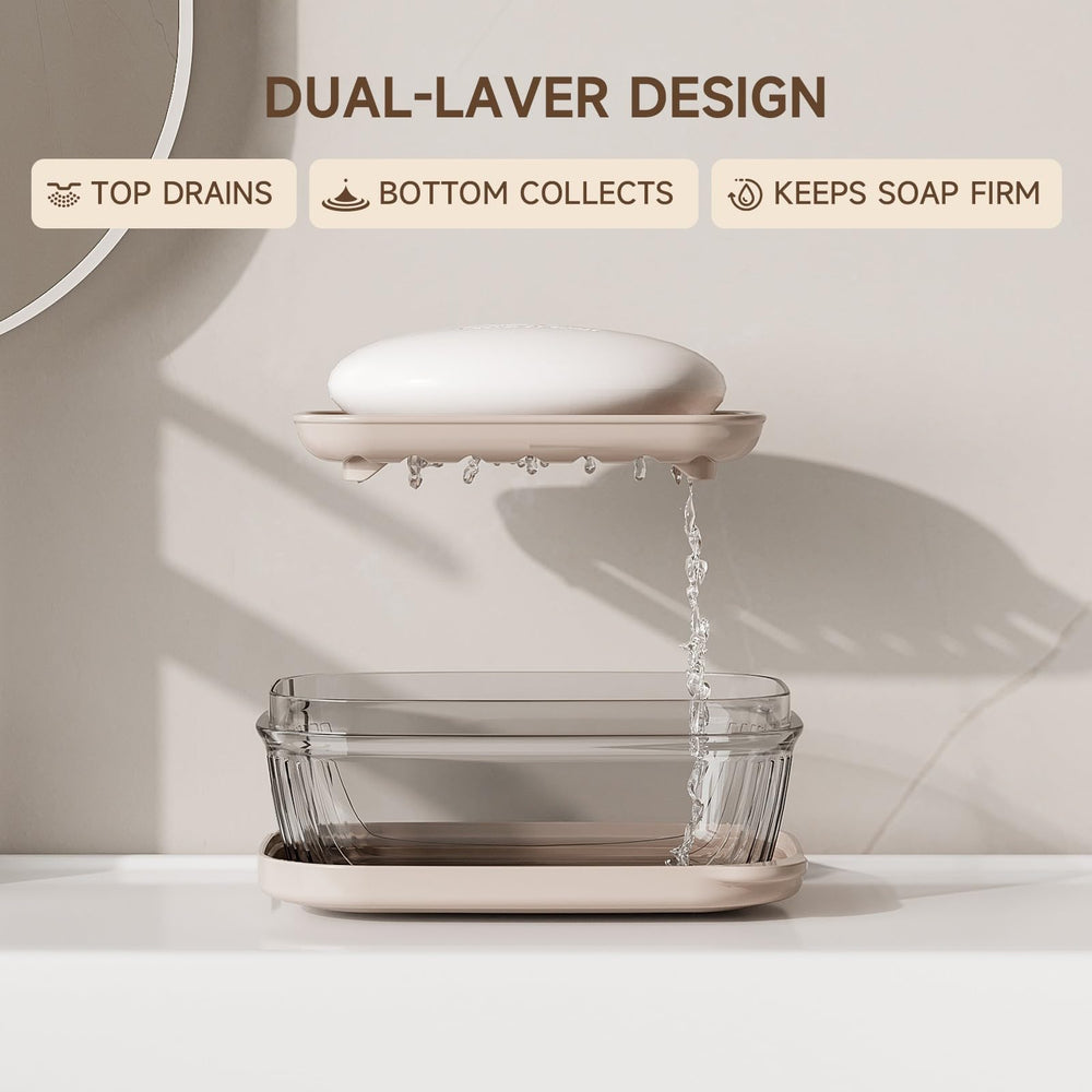 Leakproof travel soap case with tight-sealing lid