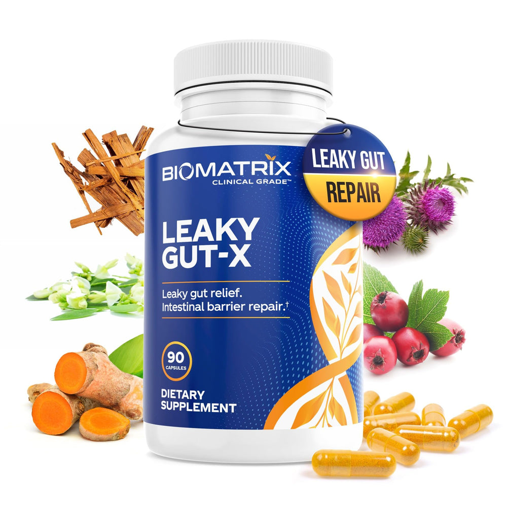 Leaky Gut-X product label with branding
