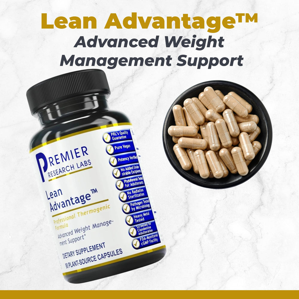 Lean Advantage packaging and ingredients highlight Green Coffee Bean Extract