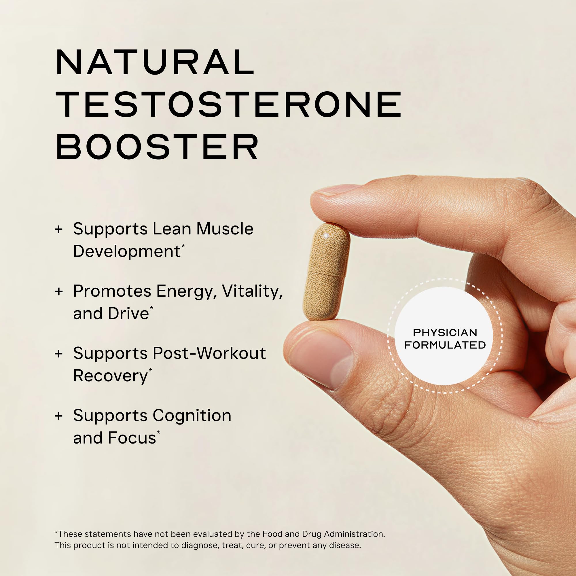 Lean Nutra Men’s Hormone Support capsules closeup showing quality and potency.