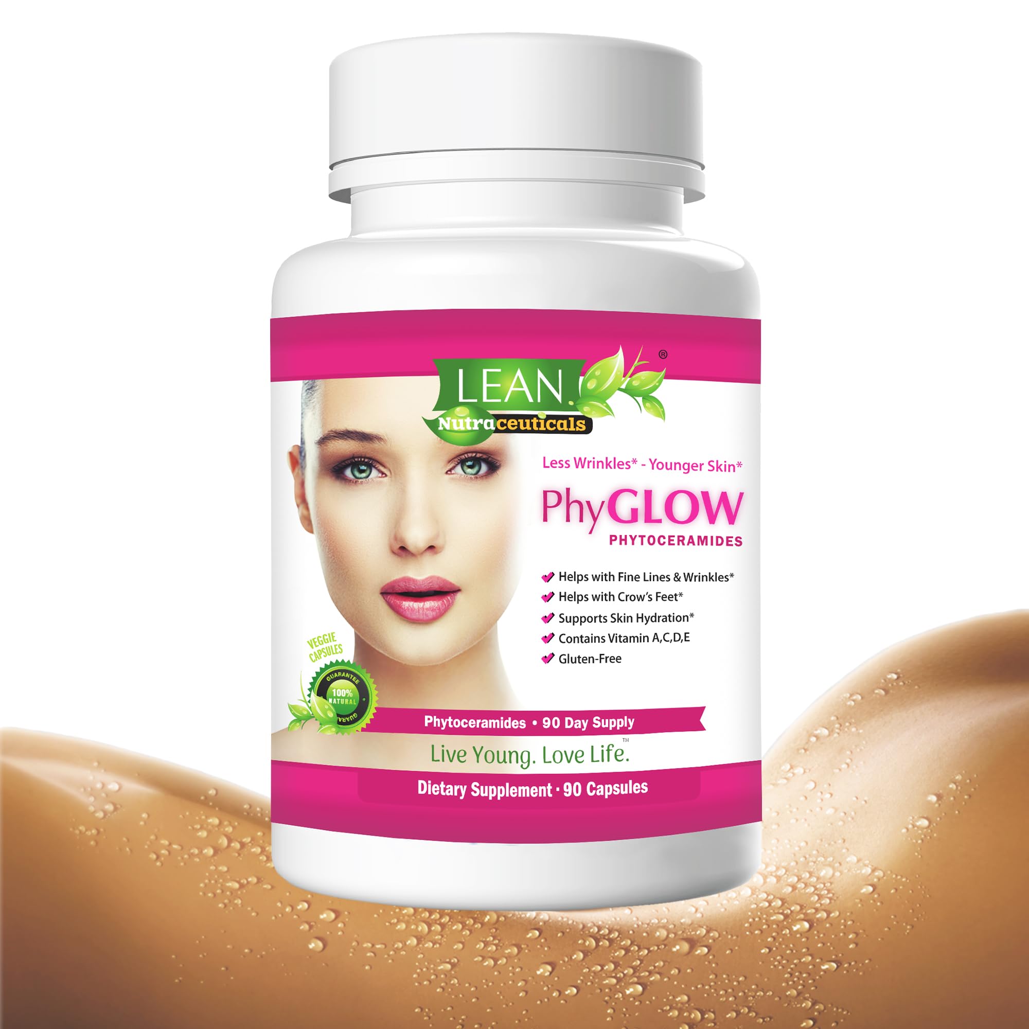Lean Nutra PhyGlow bottle and label