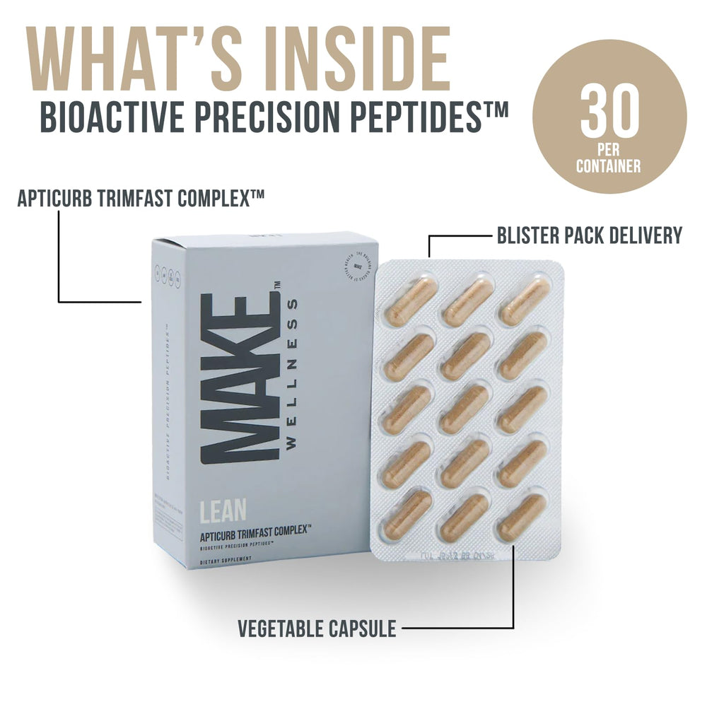 Close-up of bioactive peptides concept illustration