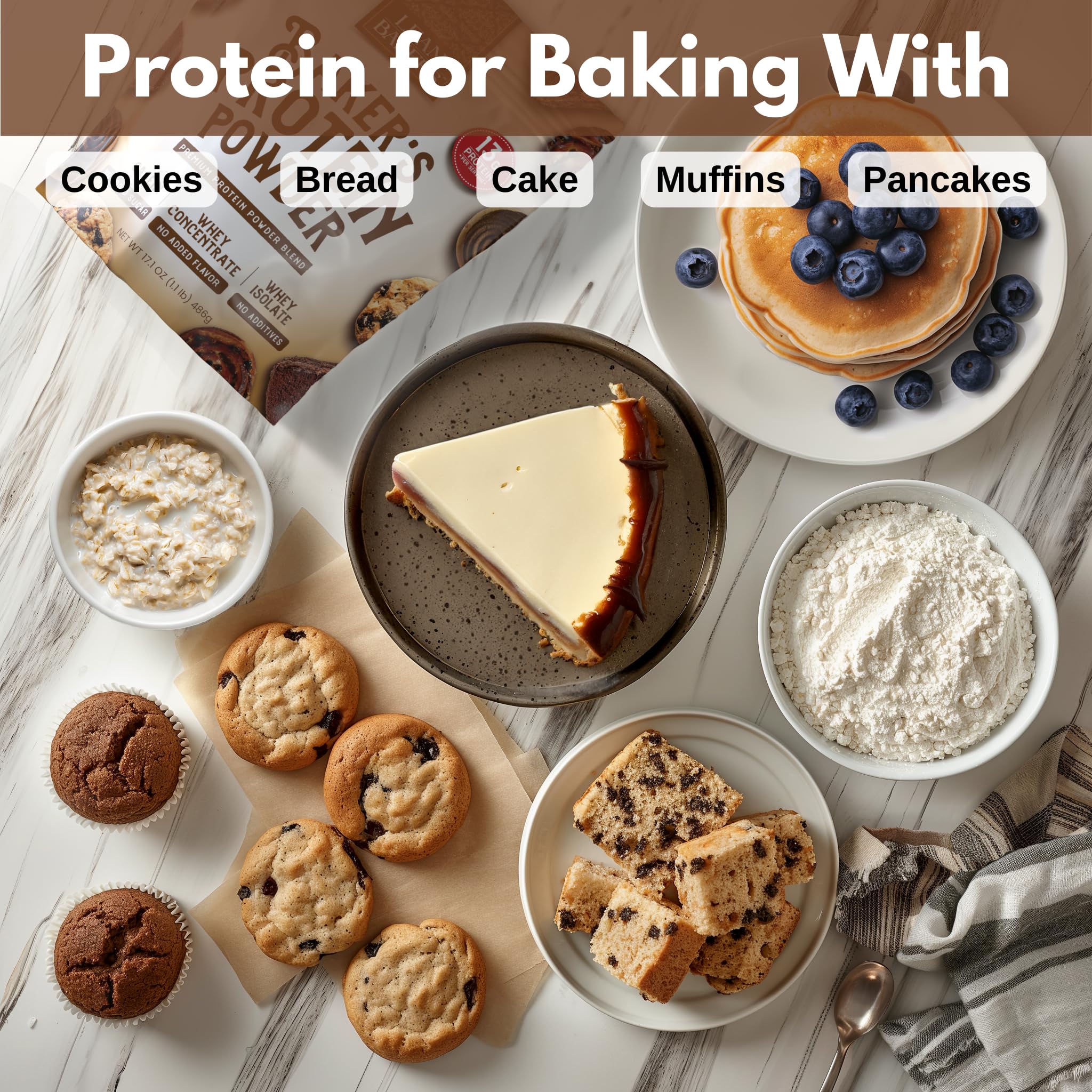LEANBAKERS label highlights USA-sourced ingredients for quality.