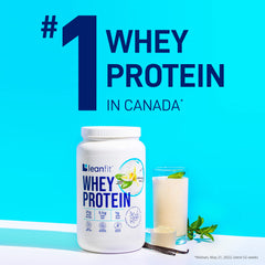 LeanFit WHEY Protein Natural Vanilla 35g scoop for quick boost