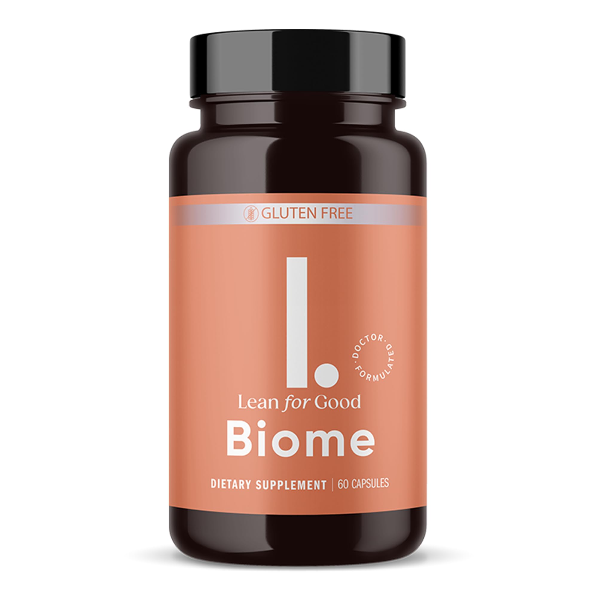 Lean for Good Biome bottle with 60 vegetarian capsules